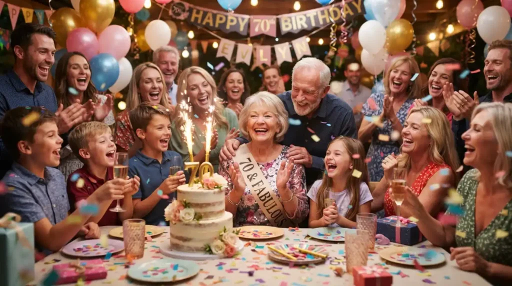 Celebration Messages for a 70th Birthday