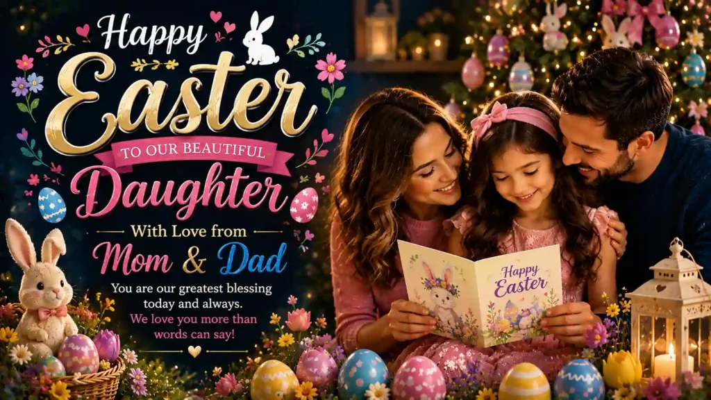 Easter Celebration Wishes for Daughter