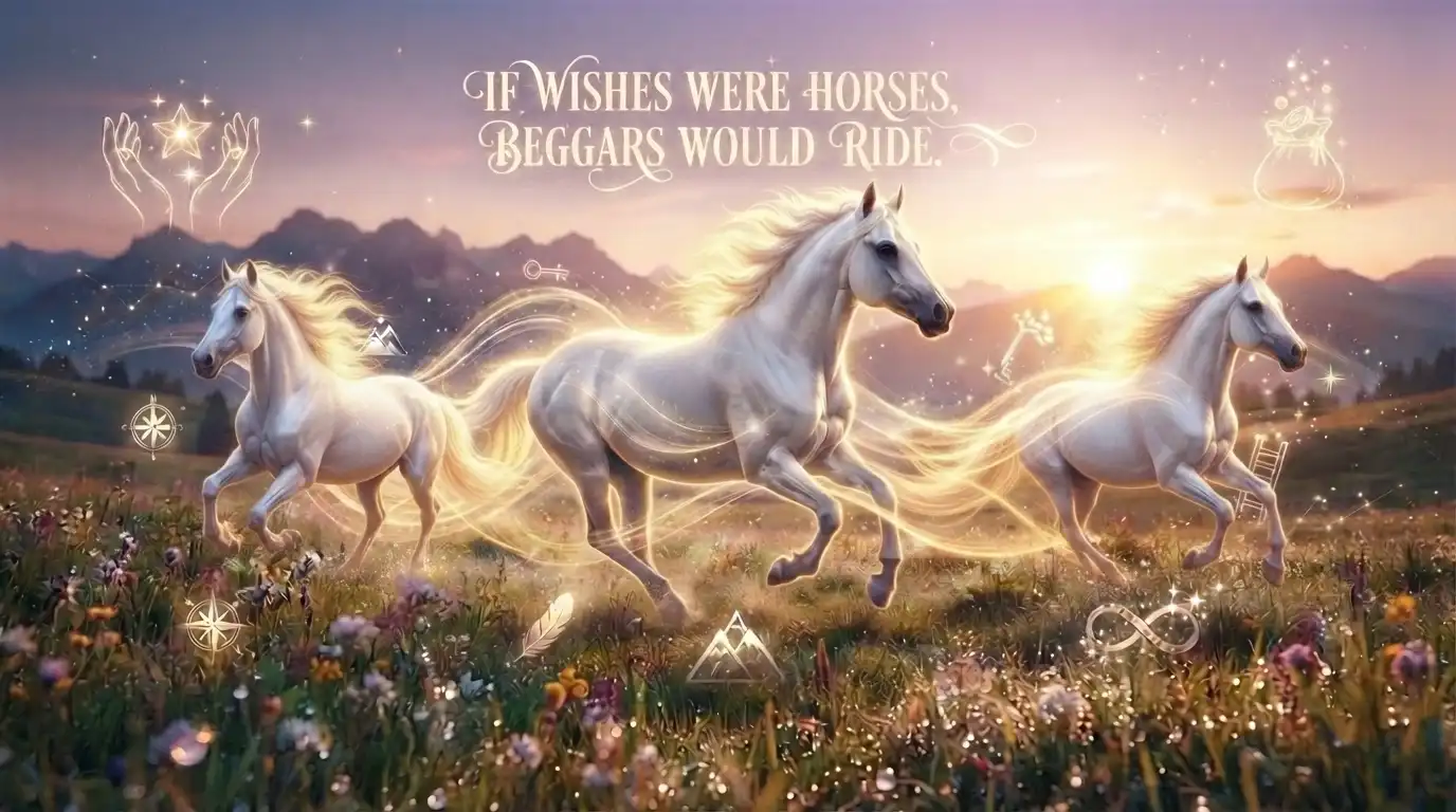 If Wishes Were Horses Proverb