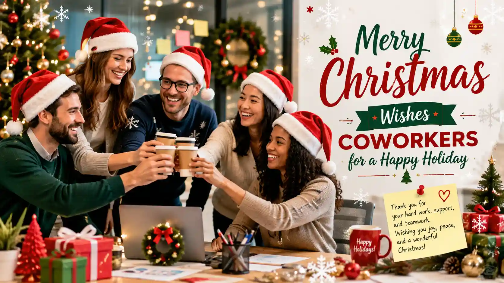 Merry Christmas Wishes Coworkers