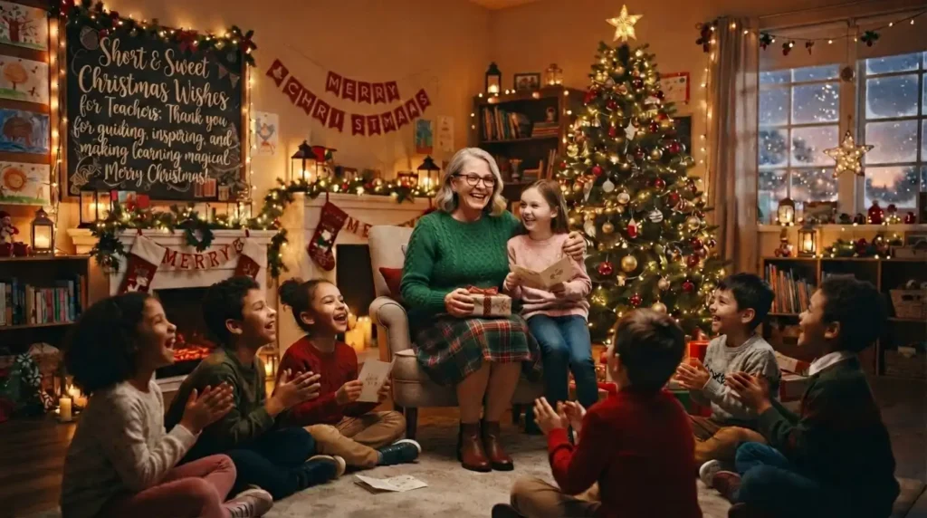 Short & Sweet Christmas Wishes for Teachers