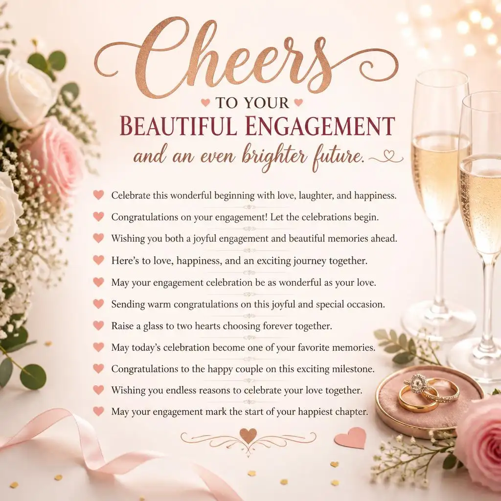 Short & Sweet Engagement Wishes