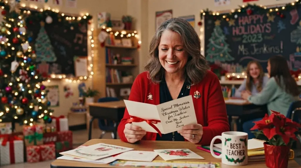 Special Memories Christmas Wishes for Teachers