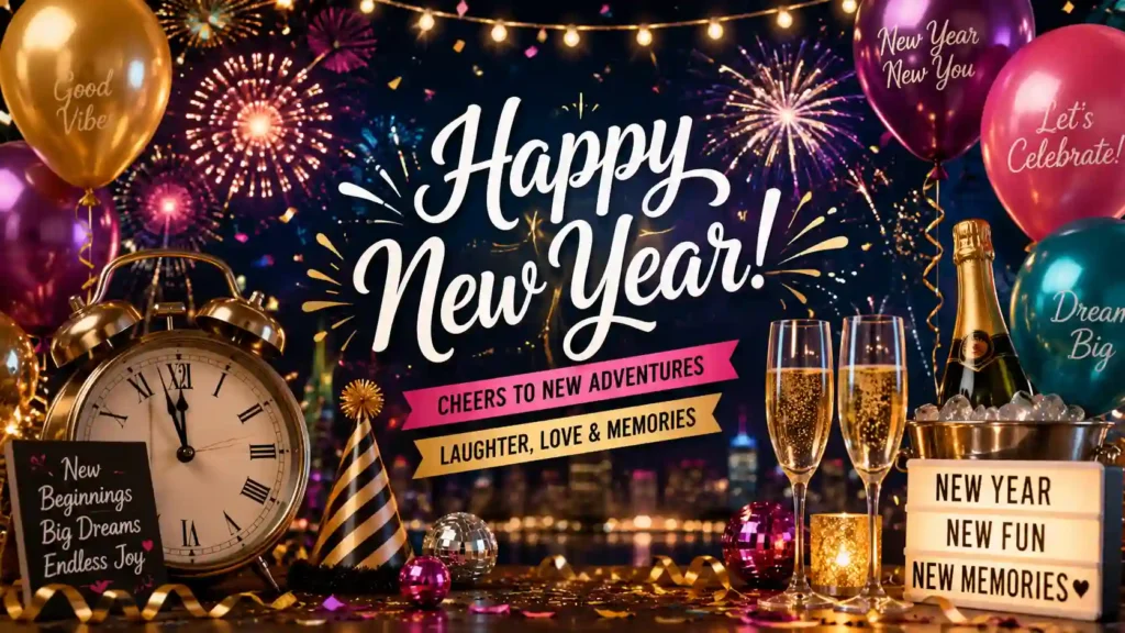 Heartfelt Happy New Year Funny Wishes