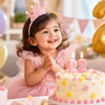 Happy 2nd birthday girl wishes”