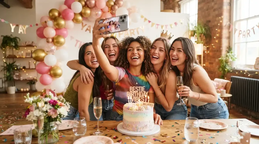 Social Media Captions for a Late Birthday Wish