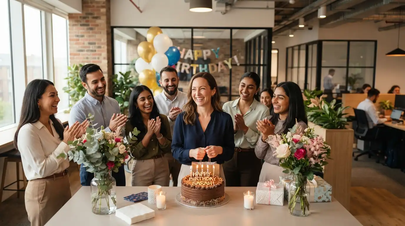 Birthday wishes to employee