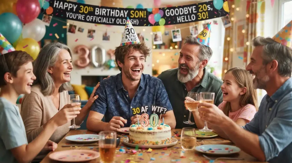 Funny 30th Birthday Wishes for Son
